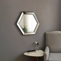 Alcantra speil 70 cm - Slv
