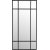 Marlon speil 200 cm - Metall/antikksvart