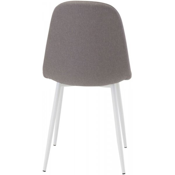 Spisestol Lara - Hvit / Grå Spisestol Lara - Hvit / Grå