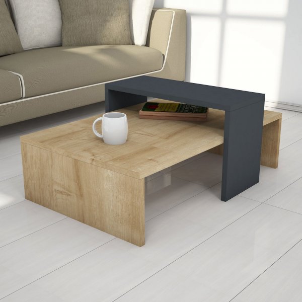 Glow salongbord - Safir/antrasitt