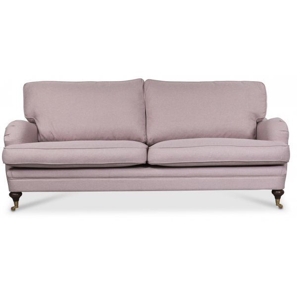 Howard London Premium 3-seters rett sofamodell - Rosa