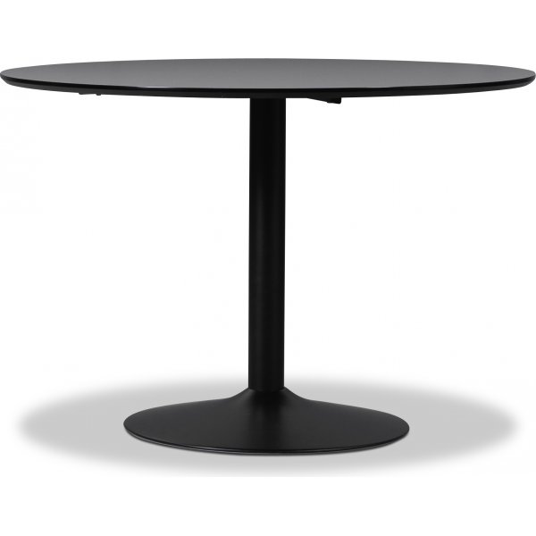 Seat spisebord hytrykkslaminat - Svart - 110 cm
