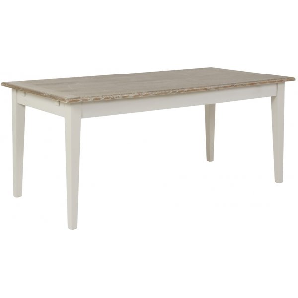 Hvaler spisebord 180 cm - Antikkgr / lysbeiset eik