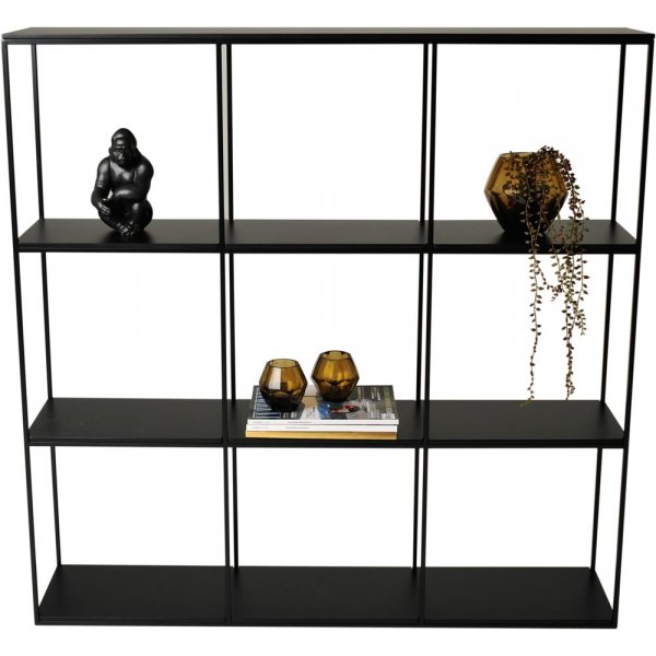 Saladin vegghylle 3x3 - Svart