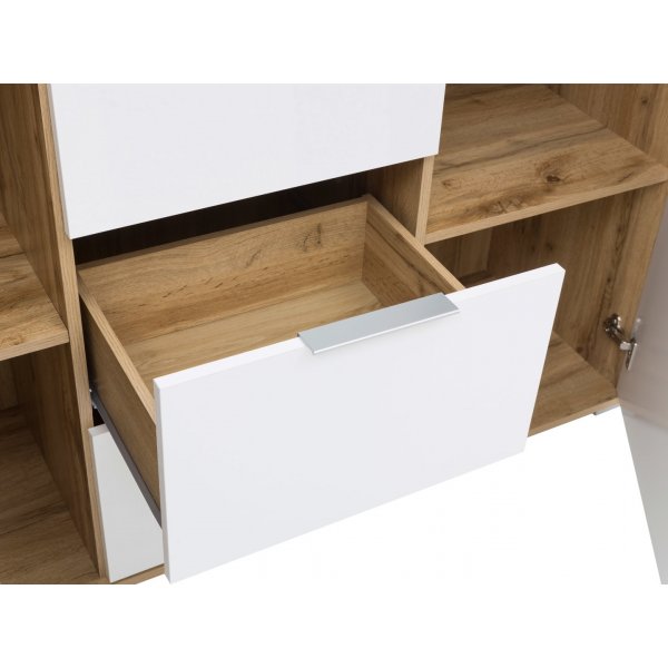 Zele skjenk - Wotan eik/hvit Zele skjenk - Wotan eik/hvit