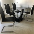 Kundebilde Spisestol Nataly - Sort/hvit