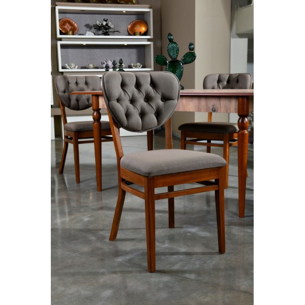 Oscar spisegruppe - Valnøtt/brun Oscar spisegruppe - Valnøtt/brun