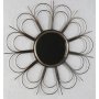 Flower speil 65 cm - Antikk messing + Rengjring av glass og krystall