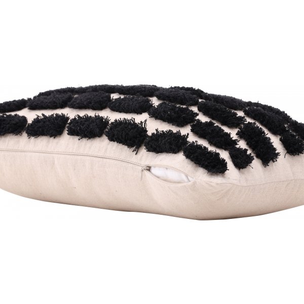 Lova putetrekk 50 x 30 cm - Beige/svart