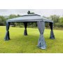 Athen Paviljong 3x4m med myggnetting - Gr