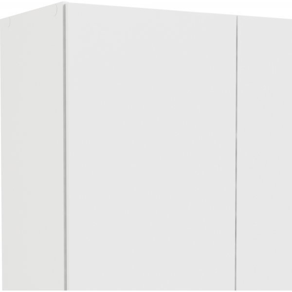 Garderobe hvit 80 cm bred og 170,5 cm hy