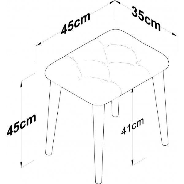 Bijou krakk - Svart/hvit Bijou krakk - Svart/hvit