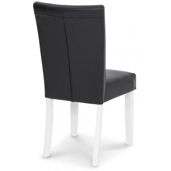 Crocket spisestol - Svart PU