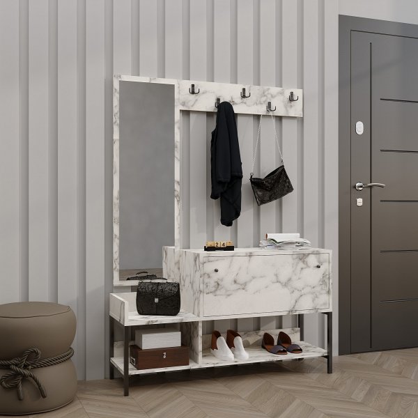 Nonso hallmøbler - Carrara marmor Nonso hallmøbler - Carrara marmor