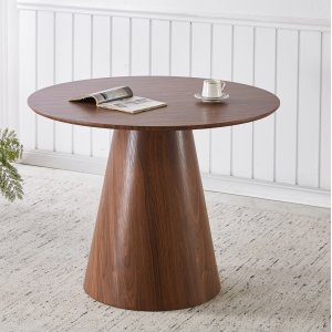 Moi rundt spisebord Ø100 cm - Mørkebrun Moi rundt spisebord Ø100 cm - Mørkebrun