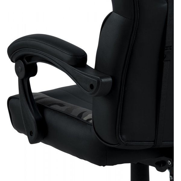 Canyon kontorstol / gamingstol - Sort PU/grå Canyon kontorstol / gamingstol - Sort PU/grå