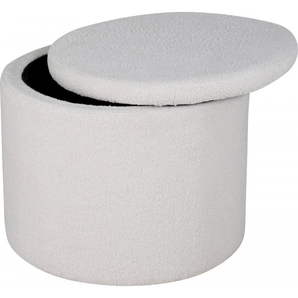 Jabar sittepuff - Hvit teddy Jabar sittepuff - Hvit teddy