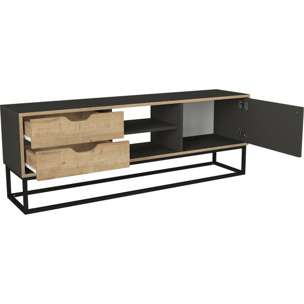 Dolores mediabenk - Safir/antrasitt