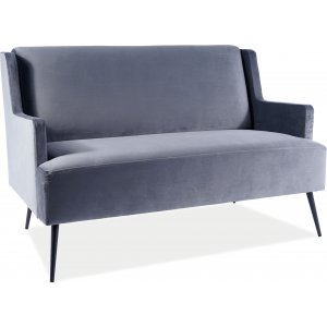 Gemma 2-seters sofa - Gr flyel