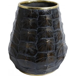 Vas sköldpadda H24 cm - Svart Vas sköldpadda H24 cm - Svart