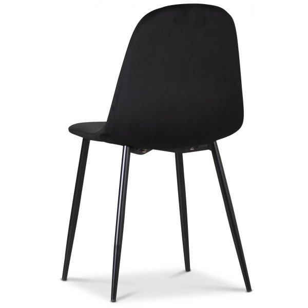 Sittegruppe, spisebord med 4 Carisma spisestoler - Svart Sittegruppe, spisebord med 4 Carisma spisestoler - Svart