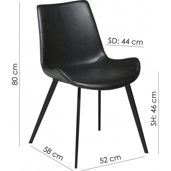 Hype spisestol - Grnn boucle