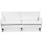 Howard London Premium 4-seter buet sofa - Hvitt PU
