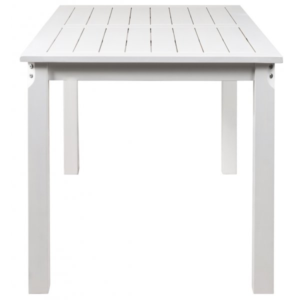 Utend�rs spisebord Bohus hvitt 135 cm