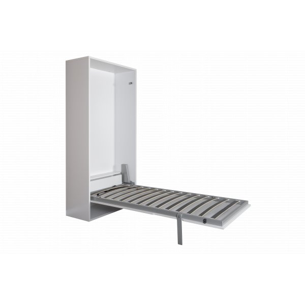 Veggseng 120200 cm vertikal - Hvit - Compact Living
