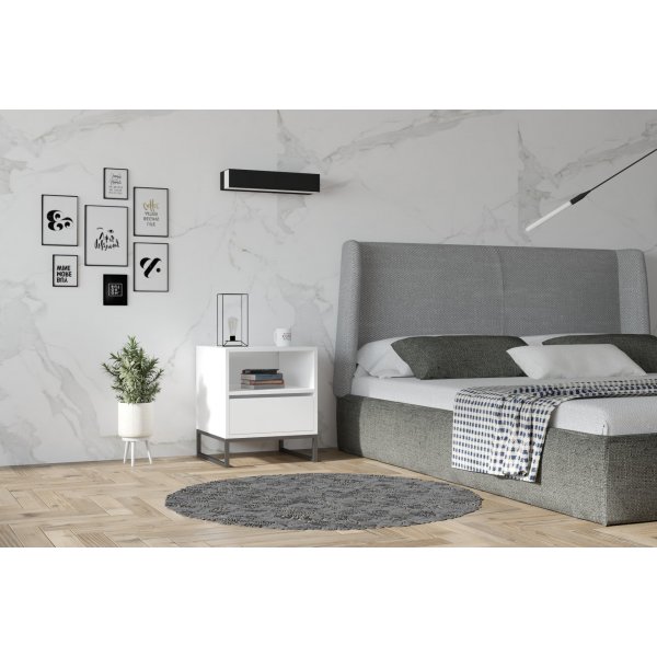 Lindau nattbord - Hvit Lindau nattbord - Hvit