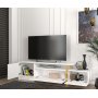 Aramis TV-stativ - Hvit/gull