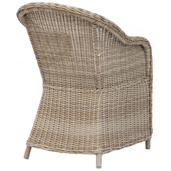 Utegruppe: 6 stoler og bord 200 x 100 cm rotting - Hampton/Mercury Utegruppe: 6 stoler og bord 200 x 100 cm rotting - Hampton/Mercury