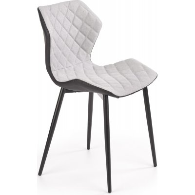 Cadeira spisestuestol 389 - Lys grå/svart