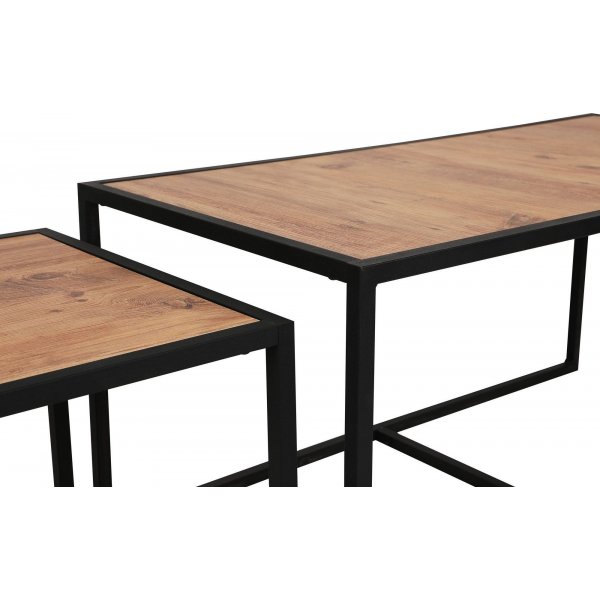 Atlantis salongbord - Valnøtt/svart Atlantis salongbord - Valnøtt/svart