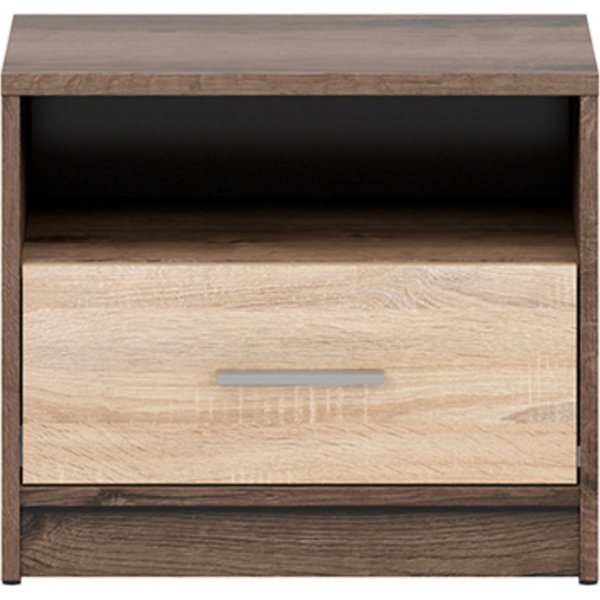 Nepo Plus nattbord - Mørk eik/Sonoma eik Nepo Plus nattbord - Mørk eik/Sonoma eik