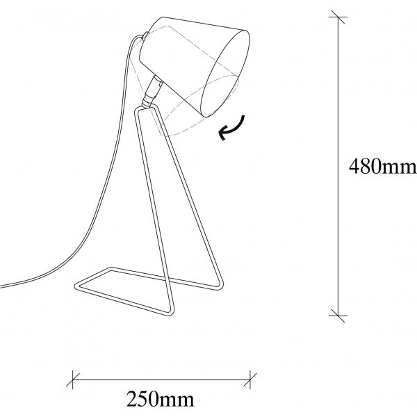 Sivani bordlampe - Kobber Sivani bordlampe - Kobber
