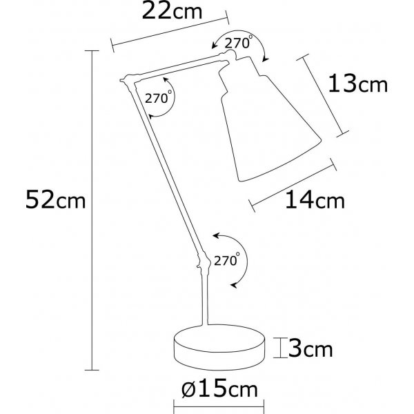 Magneto bordlampe - Blå Magneto bordlampe - Blå