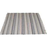 Ullteppe Anna - Beige / Blå Ull Ullteppe Anna - Beige / Blå Ull