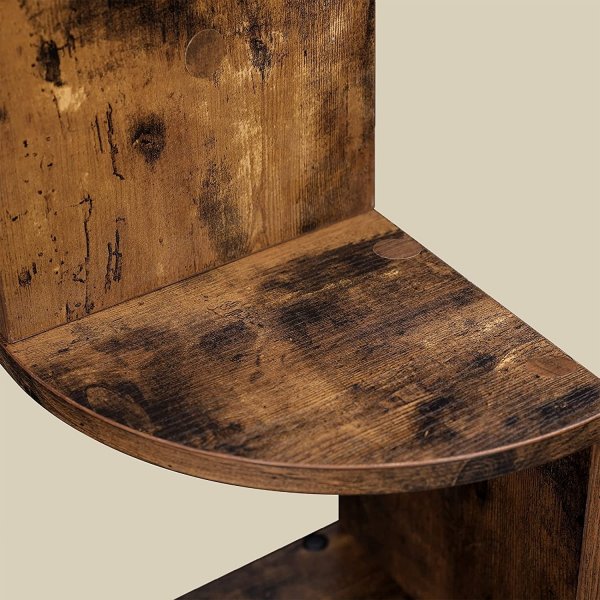 Damaskus bokhylle - Brun