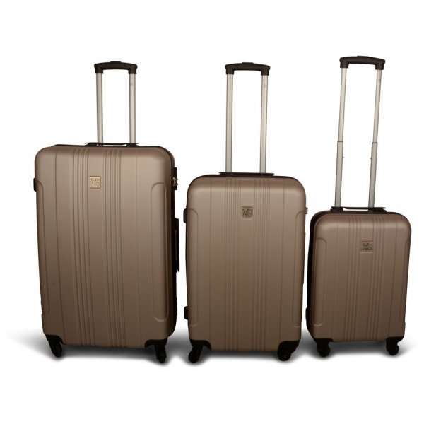Reiseveske 3-sett Stockholm - Beige