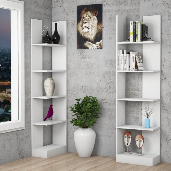 Ikiz bokhylle - Hvit Ikiz bokhylle - Hvit