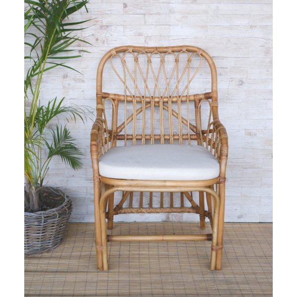 Adena karmstol i bambus - Natur Adena karmstol i bambus - Natur