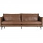 Harpan 3-seter sofa - Brun kolr + Tekstilrens for mbler