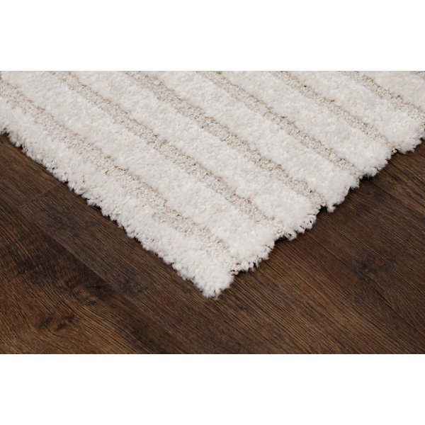 Genova Zen maskinvevde teppe Hvit Genova Zen maskinvevde teppe Hvit