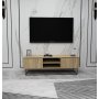 Styremediebenk 140 cm - Eik