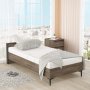 Aristo sengeramme 90x190 cm - Brun/antrasitt