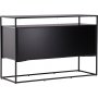 Kingsport avlastningsbord 120 x 45 cm - Sort