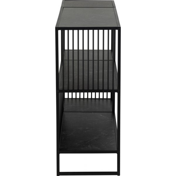 Strington bokhylle lav - Svart