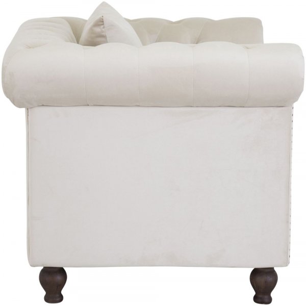 Chesterfield lenestol Churchill - Beige Fl�yel