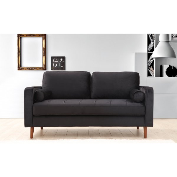 Roma 2-seters sofa - Svart Roma 2-seters sofa - Svart